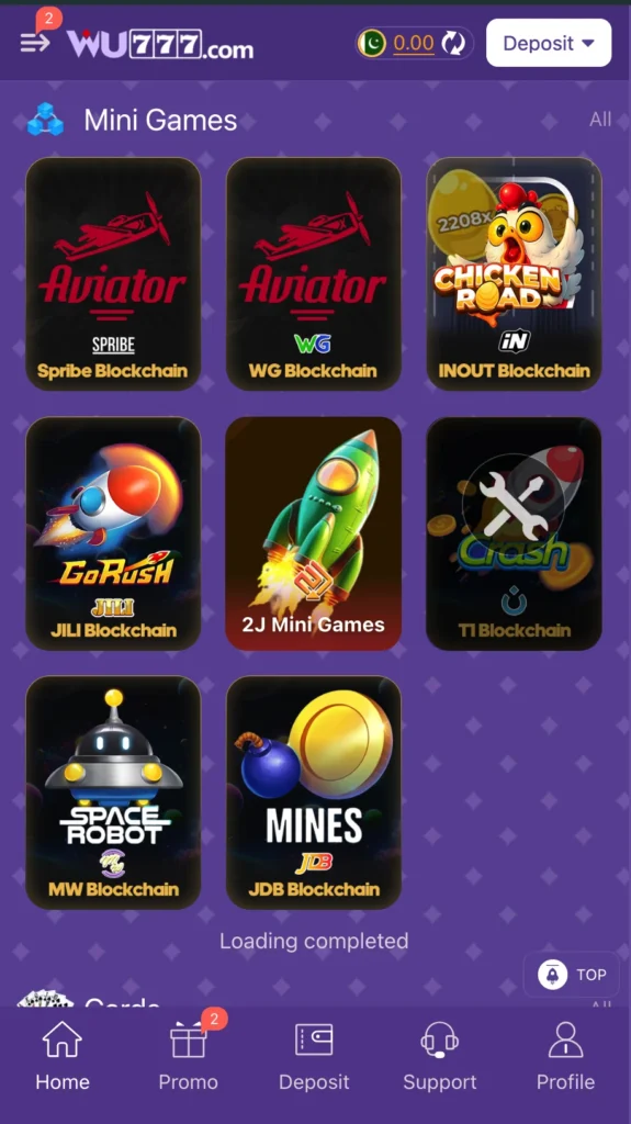 wu777 mini games